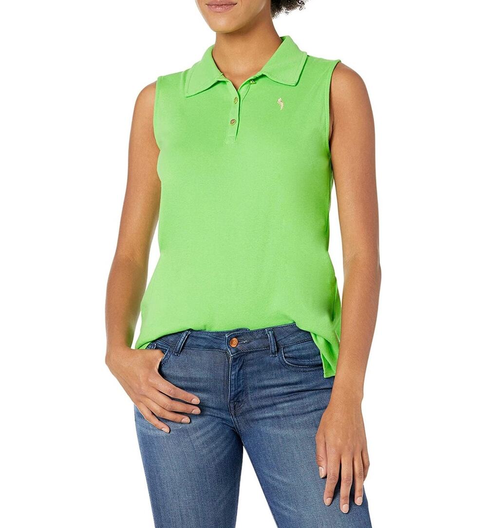 Pappagallo sleeveless Women's Polo shirt Size XL